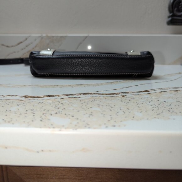 Tignanello, metallic, thick leather, color block, EUC! Gorgeous bag! - Picture 8 of 8